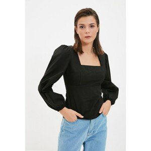 Trendyol Black Balloon Sleeve Blouse