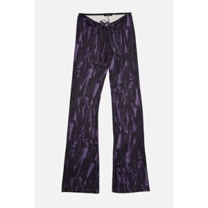 Trendyol Black Printed Knitted Pants