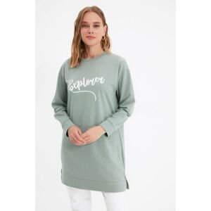 Trendyol Green Knitted Sweatshirt