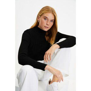 Trendyol Black Half Turtleneck Knitwear Sweater
