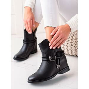 TRENDI STYLISH WEDGE ANKLE BOOTS