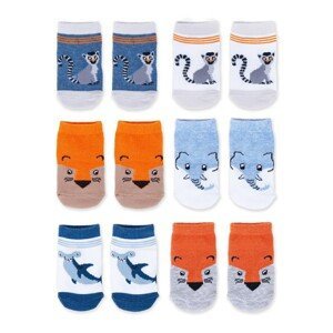 Yoclub Kids's Cotton Baby Infant Socks Patterns Colors 6-pack SKC/BABY/6PAK/BOY/001