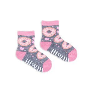 Yoclub Kids's Cotton Socks Cushion Anti Slip ABS Patterns Colors SK-20/GIR/032