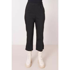 7/8 black high waisted trousers BSL