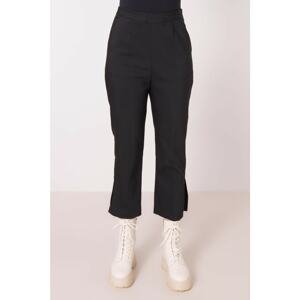 7/8 black high waisted trousers BSL