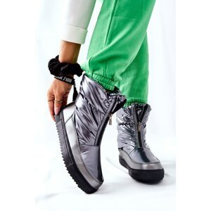 Women's Snow Boots Grey Monile