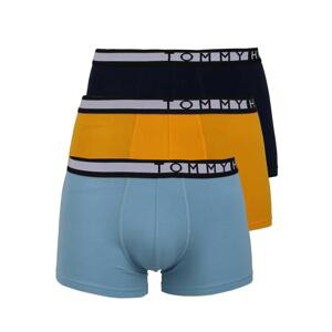 Set of three boxer shorts in blue and yellow Tommy Hilfiger - Men