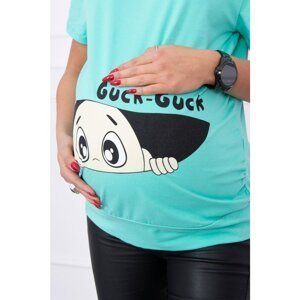 Maternity blouse Guck mint