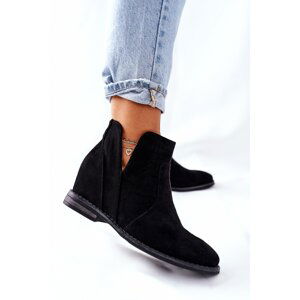 Boots On The Wedge S.Barski Joiva Black