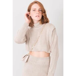 Beige short turtleneck from BSL