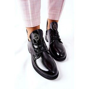 Lacquered Shoes Sergio Leone Warm PB262 Black