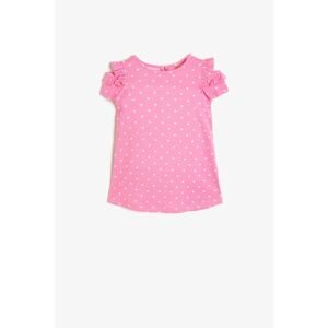 Koton Baby Girl Pink Polka Dot Dress
