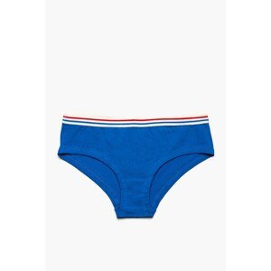 Koton Women's Blue Striped Panties