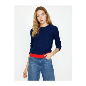 Koton Color Block Sweater