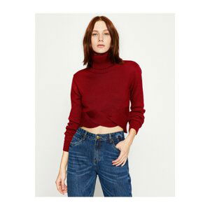 Koton Women's Burgundy Sweater