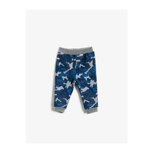 Koton Baby Boy Navy Blue Patterned Sweatpants