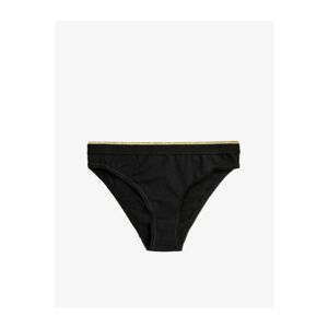 Koton Cotton Glitter Detailed Classic Panties