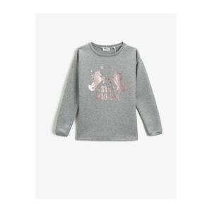 Koton Sweatshirt - Gray - Relaxed fit