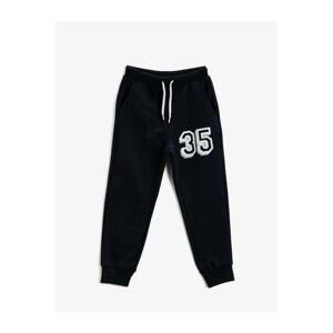 Koton Tie Waist Jogger Sweatpants Printed