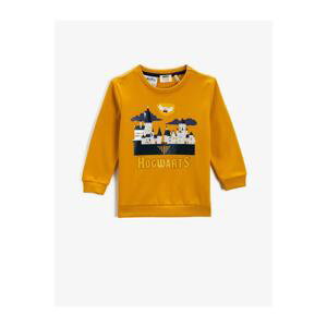 Koton Boys Yellow Warner Bros Licensed Sweatshirt Long Sleeve Crew Neck