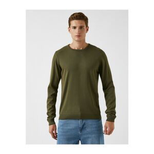 Koton Sweater - Khaki - Regular fit