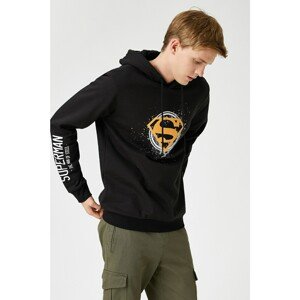 Koton Superman Hooded Sweatshirt Licensed Printed