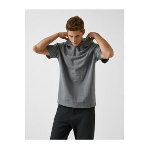 Koton Short Sleeve Hooded Sweatshirt