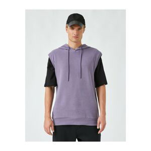 Koton Sleeveless Hoodie Sweatshirt