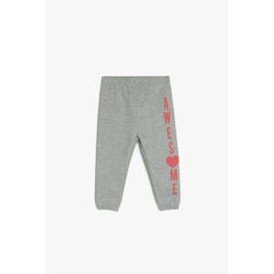 Koton Kids Gray Printed Sweatpants