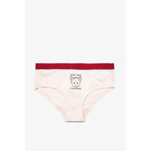 Koton Women's Pink Hipster Panties