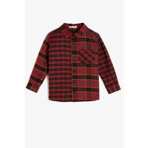 Koton Boy Red Check Shirt