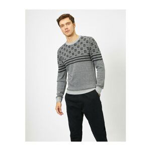 Koton Sweater - Gray - Slim fit