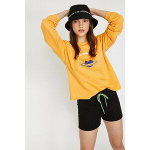 Koton Women's Yellow Sweatshirt