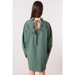 Khaki oversize shirt BSL