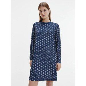 Women's nightgown CK ONE dark blue (QS6747E-WIY)