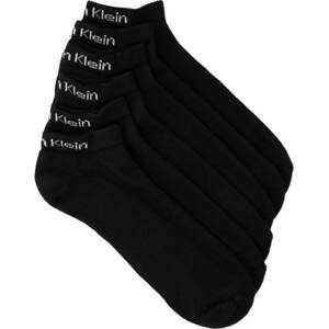 6PACK socks Calvin Klein low black (701218720 001)