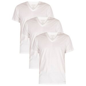 3PACK men's t-shirt Calvin Klein white (NB4012A-100)