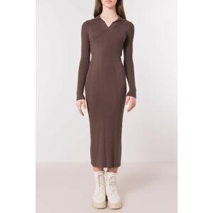 Brown striped dress from BSL