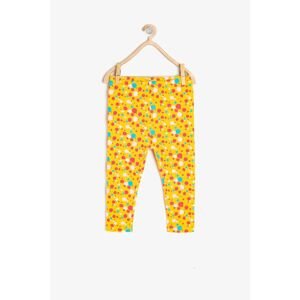 Koton Yellow Baby Girl Patterned Tights