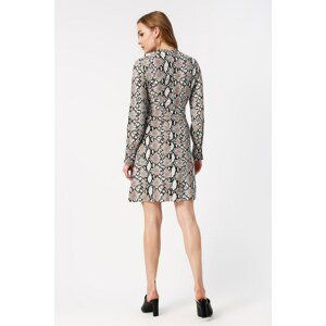 Koton Women's Gray Patterned Dress 9YA88270PW