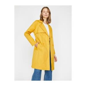 Koton Women's Belted Trench Coat