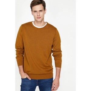 Koton Men's Brown Sweater