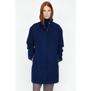 Koton Women's Navy Blue Coat