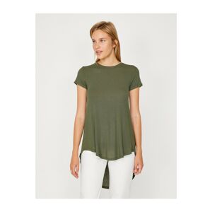 Koton Women's Green Crew Neck Tunic