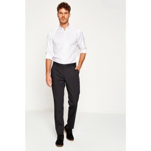 Koton Men's Black Slim Fit Trousers