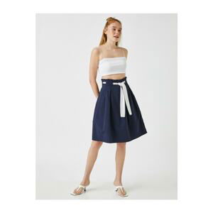 Koton Women's Navy Blue Skirt