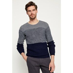 Koton Men's Marine Patterned Sweater