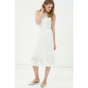 Koton Women's Off-White Dress