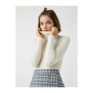 Koton Plush Turtleneck Slim Sweater Long Sleeve