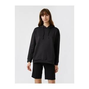Koton Sweatshirt - Black - Regular fit